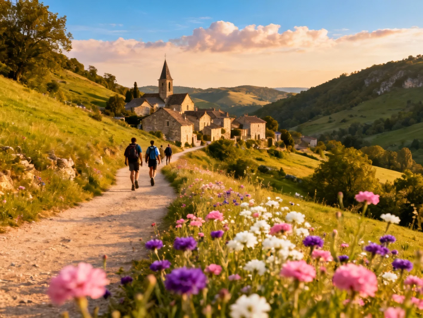 Sentier de randonnée près de Dampierre-en-Yvelines